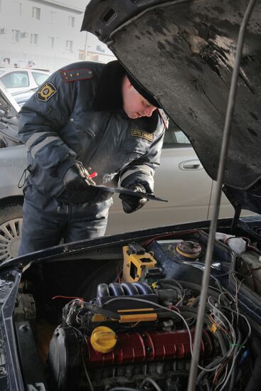 Motor vehicle registration in Omsk