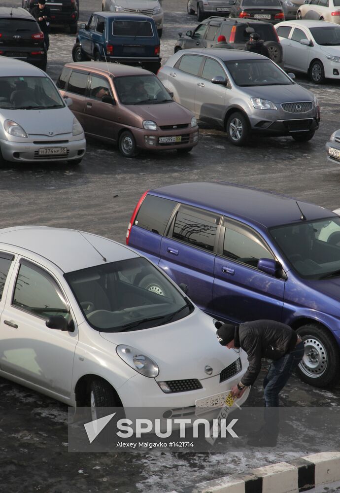 Motor vehicle registration in Omsk