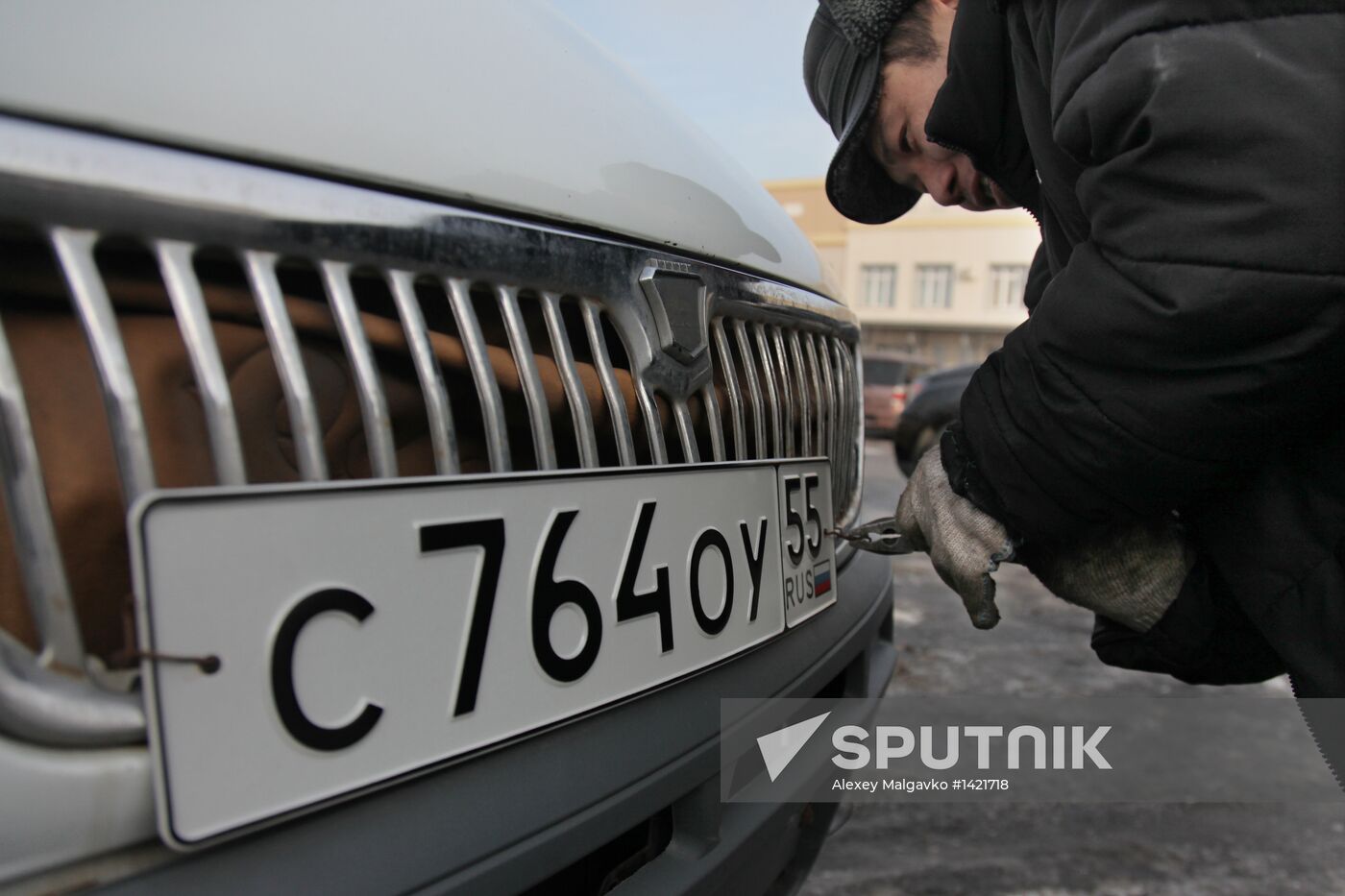 Motor vehicle registration in Omsk