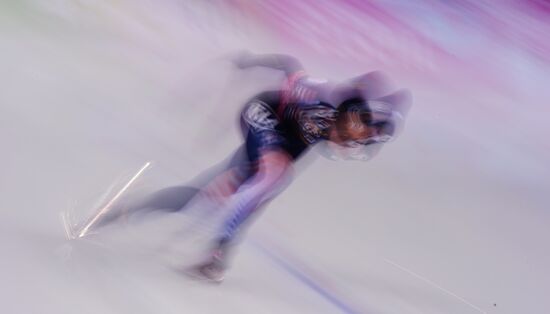 World Speed Skating Championships. Women's 1000 m race