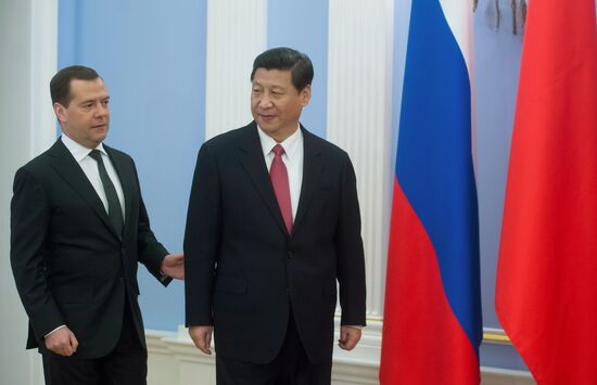 Dmitry Medvedev meets with Xi Jinping
