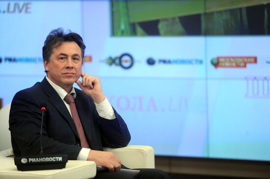 School.Live talk show at RIA Novosti
