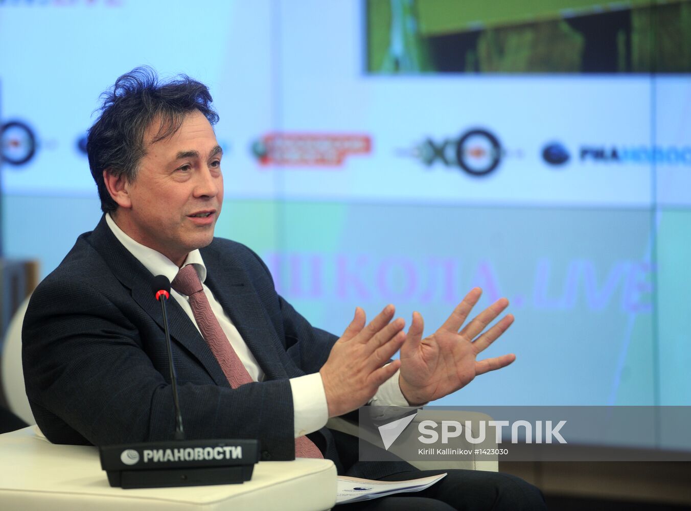 School.Live talk show at RIA Novosti