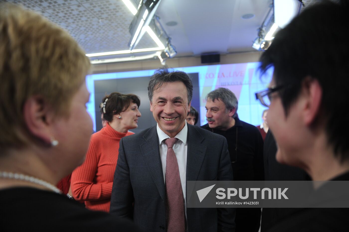 School.Live talk show at RIA Novosti
