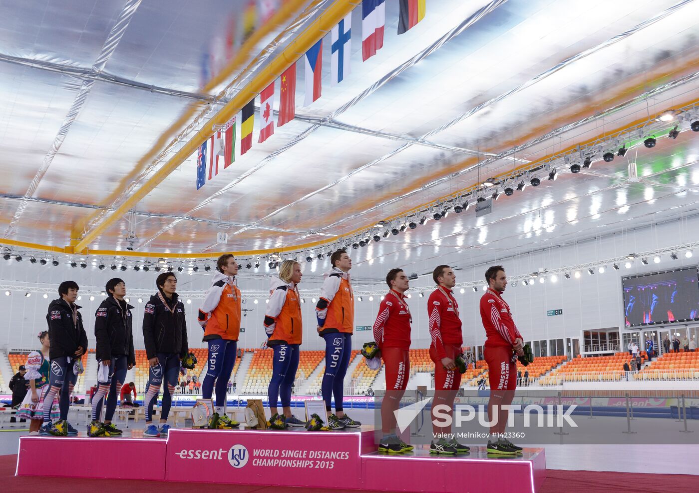 World Speed Skating Championships. Men's team race