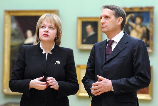 Sergei Naryshkin meets with cultural arts professionals