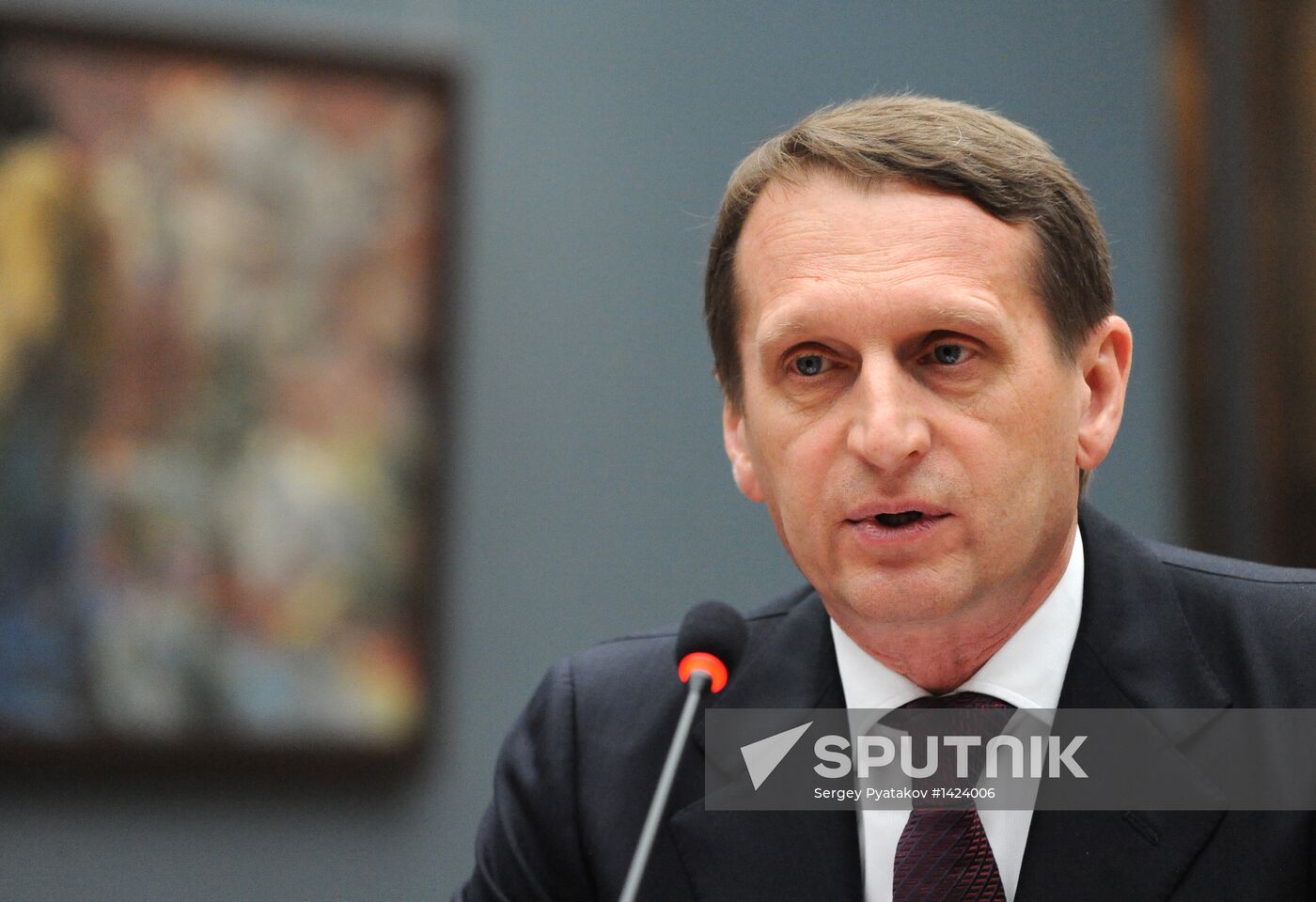 Sergei Naryshkin meets with cultural arts professionals