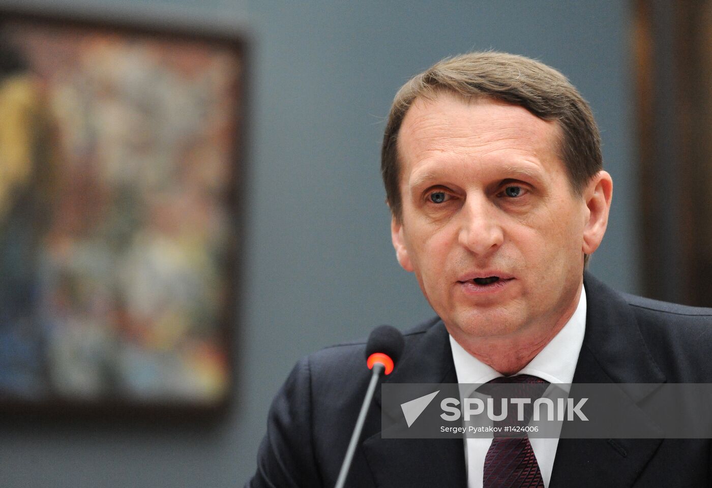 Sergei Naryshkin meets with cultural arts professionals