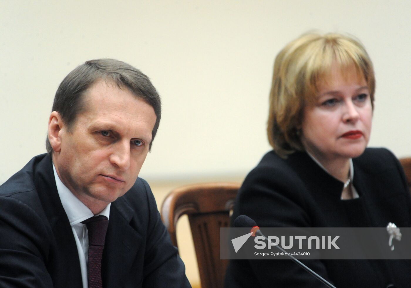 Sergei Naryshkin meets with cultural arts professionals