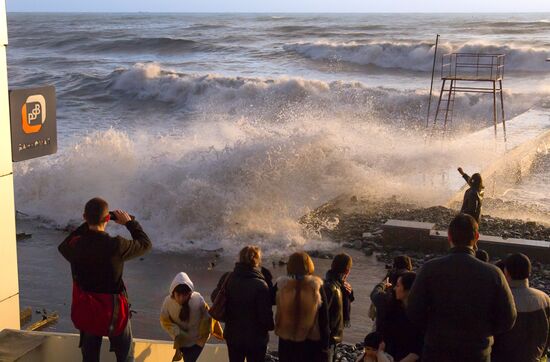 Storm in Sochi