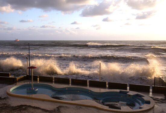 Storm in Sochi