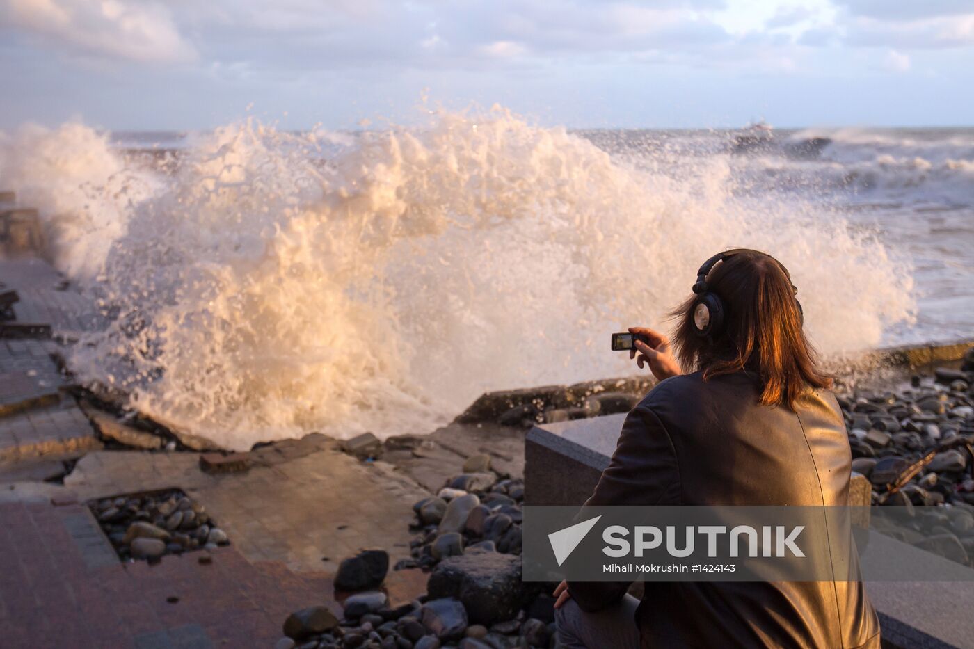 Storm in Sochi