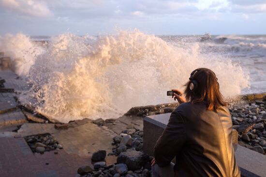 Storm in Sochi
