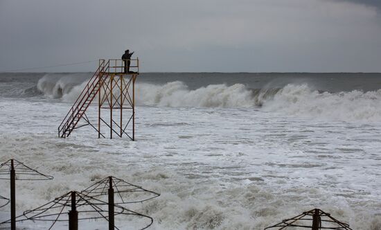 Storm in Sochi