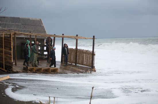 Storm in Sochi