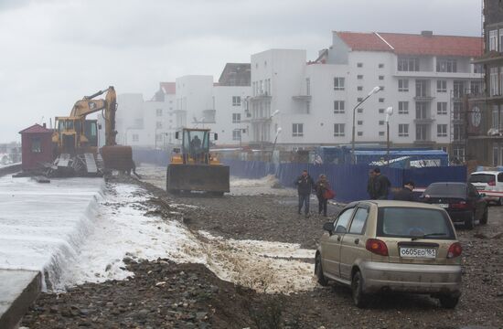 Storm in Sochi