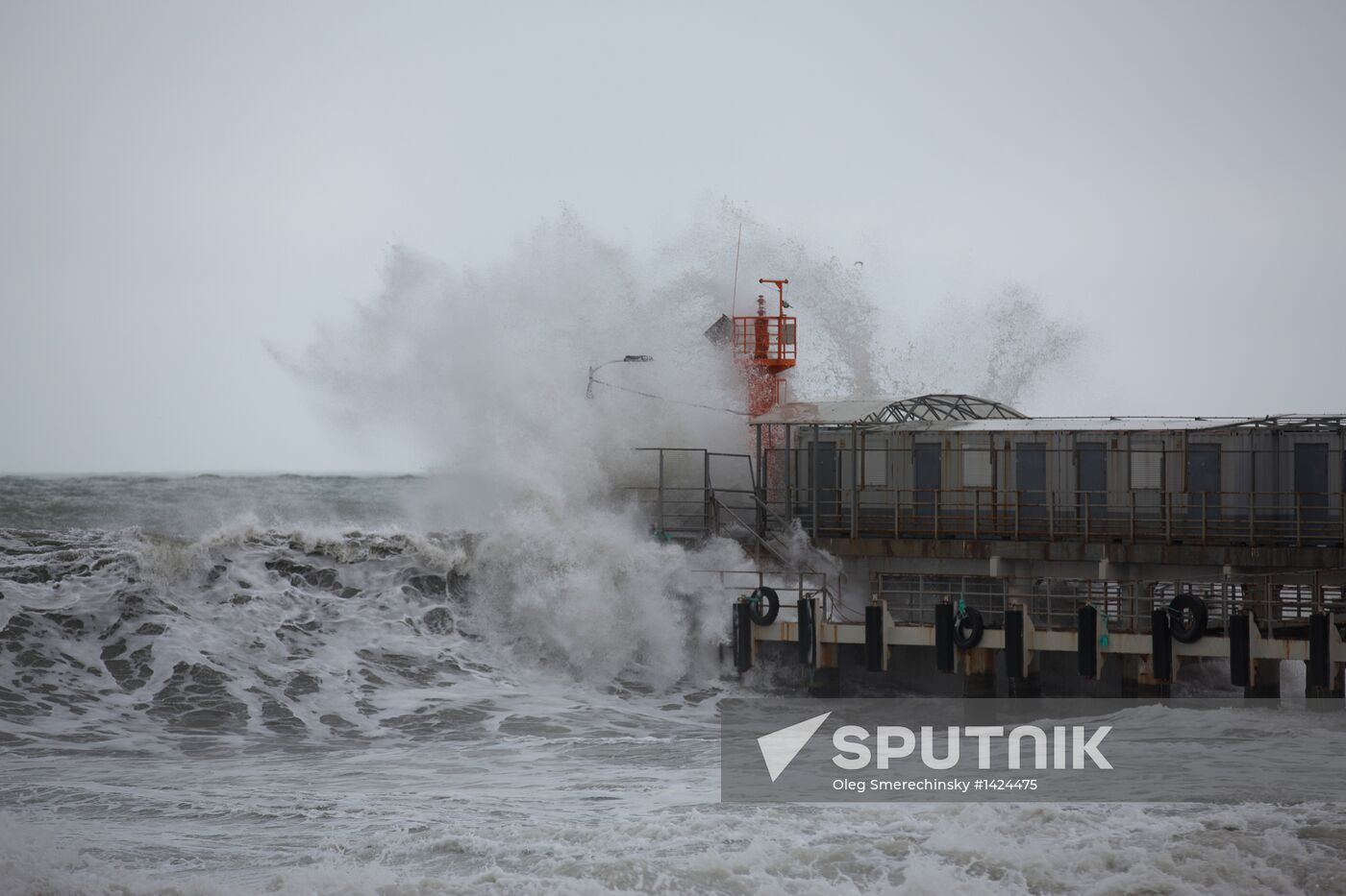 Storm in Sochi