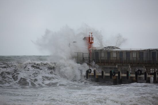 Storm in Sochi