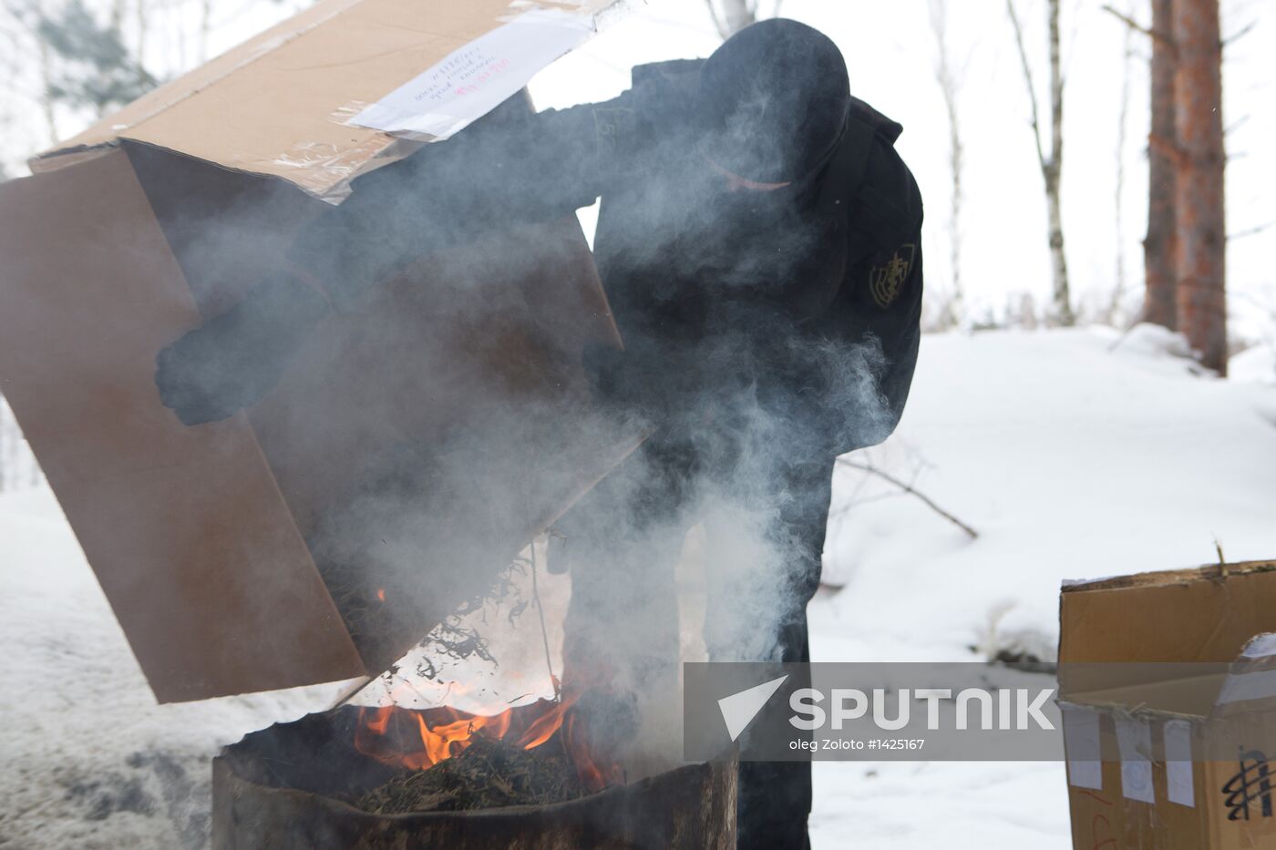 Drug disposal process in Nizhny Novgorod Region