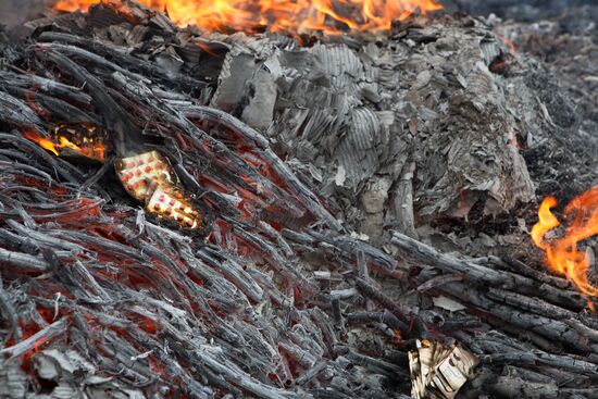 Drug disposal process in Nizhny Novgorod Region