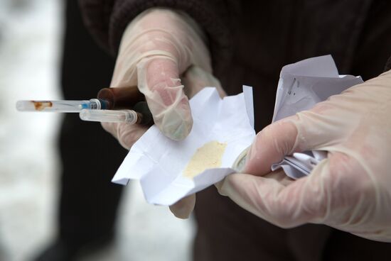 Drug disposal process in Nizhny Novgorod Region