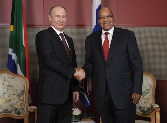 Vladimir Putin visits South African Republic