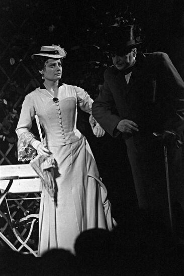 Scene from play "Anna Karenina"
