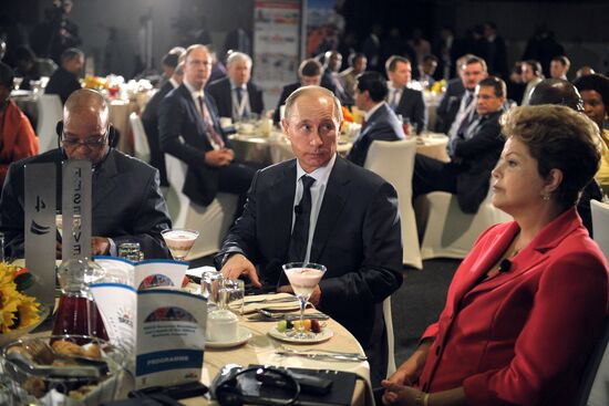 Vladimir Putin attends BRICS summit