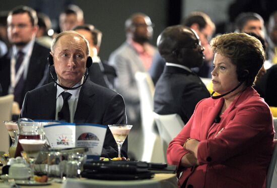 Vladimir Putin attends BRICS summit