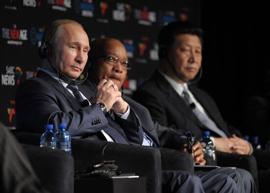Vladimir Putin attends BRICS summit