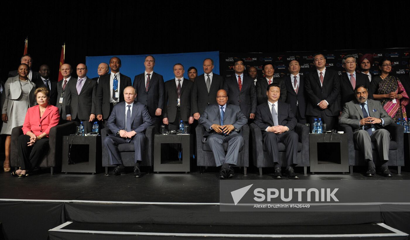 Vladimir Putin attends BRICS summit
