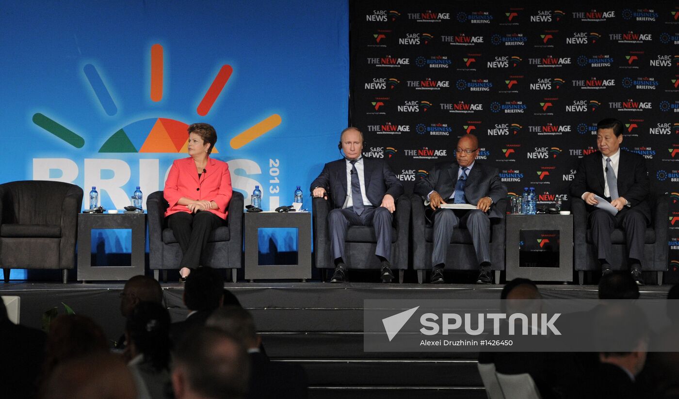 Vladimir Putin attends BRICS summit