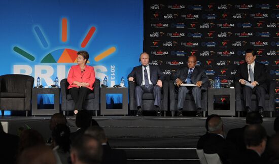 Vladimir Putin attends BRICS summit