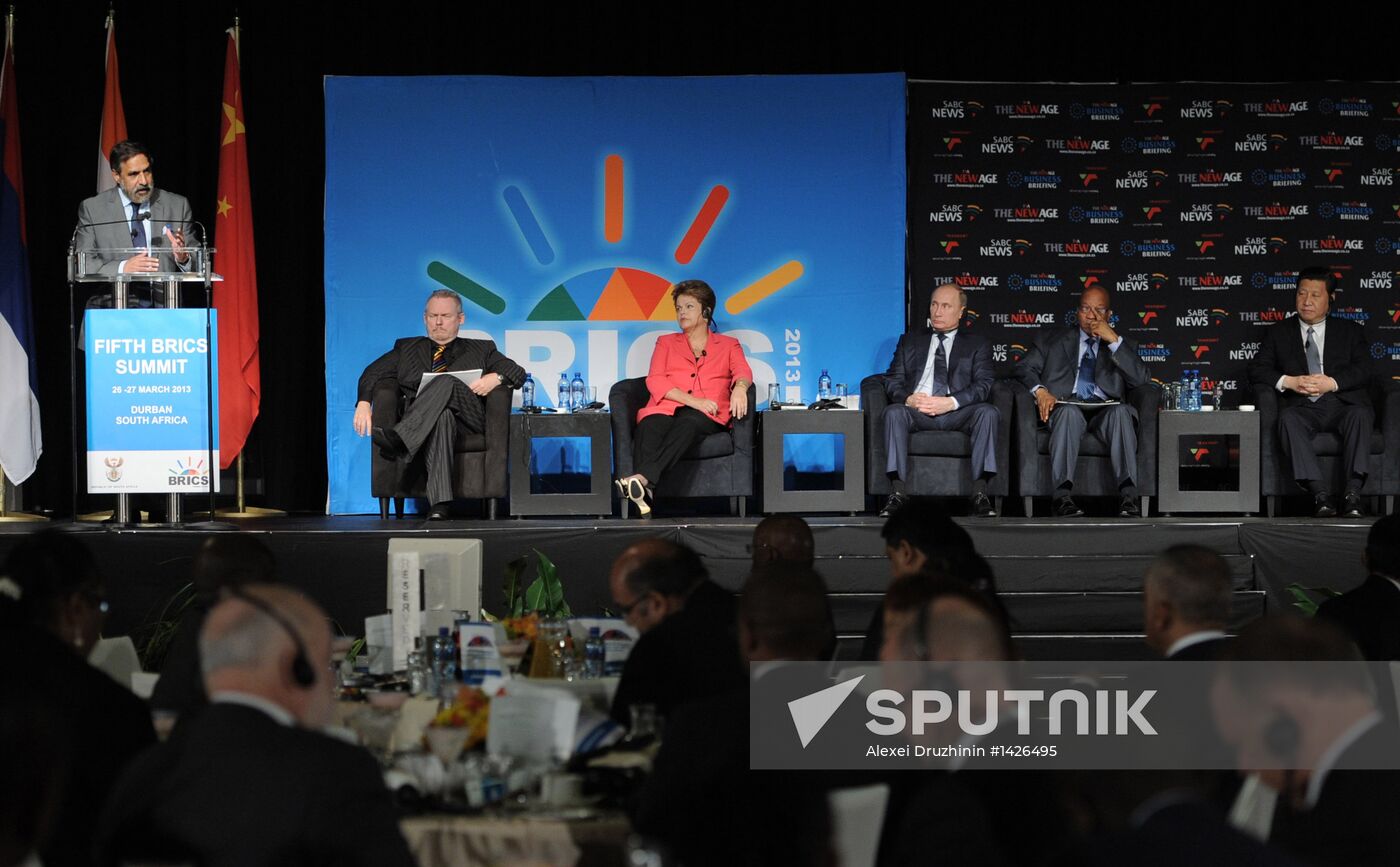 Vladimir Putin attends BRICS summit