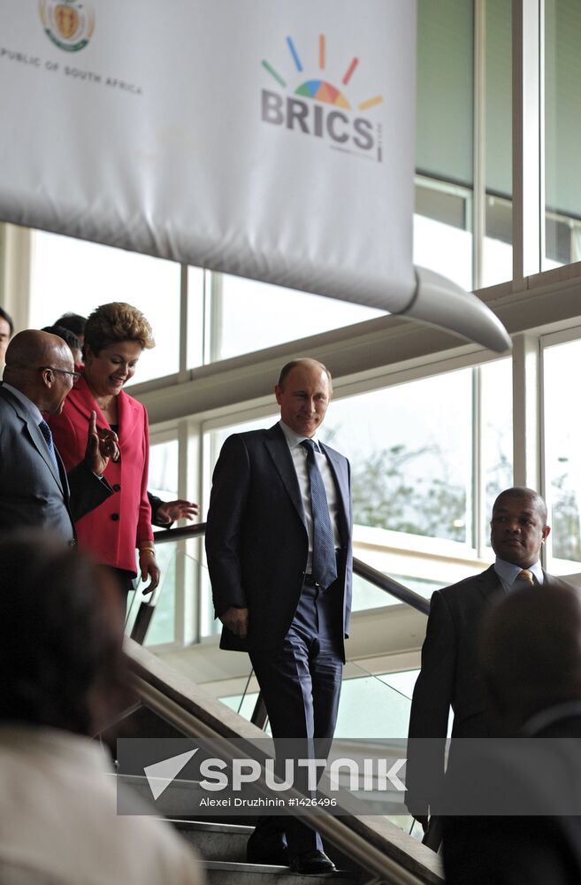 Vladimir Putin attends BRICS summit