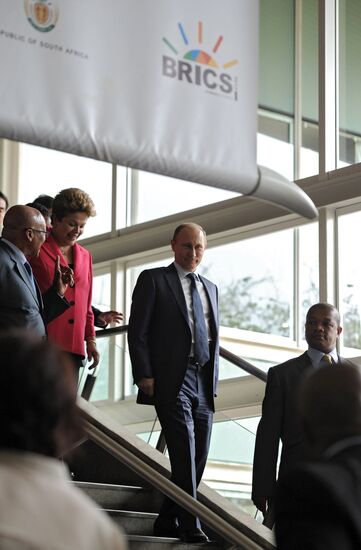 Vladimir Putin attends BRICS summit