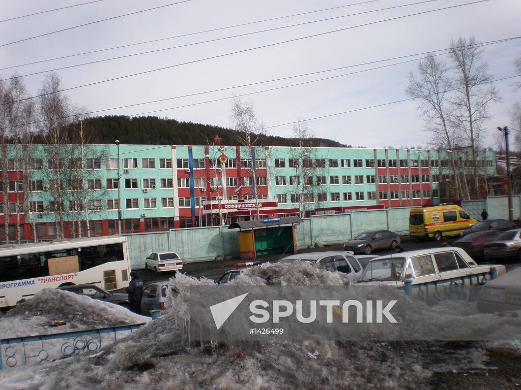 Emergency and rescue operations at Osinnikovskaya Coal Mine