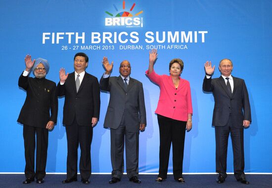 Vladimir Putin attends BRICS summit