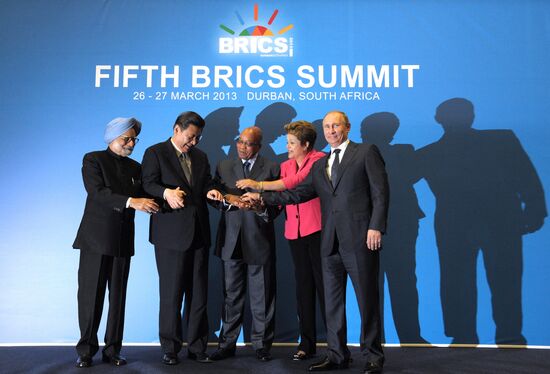 Vladimir Putin attends BRICS summit