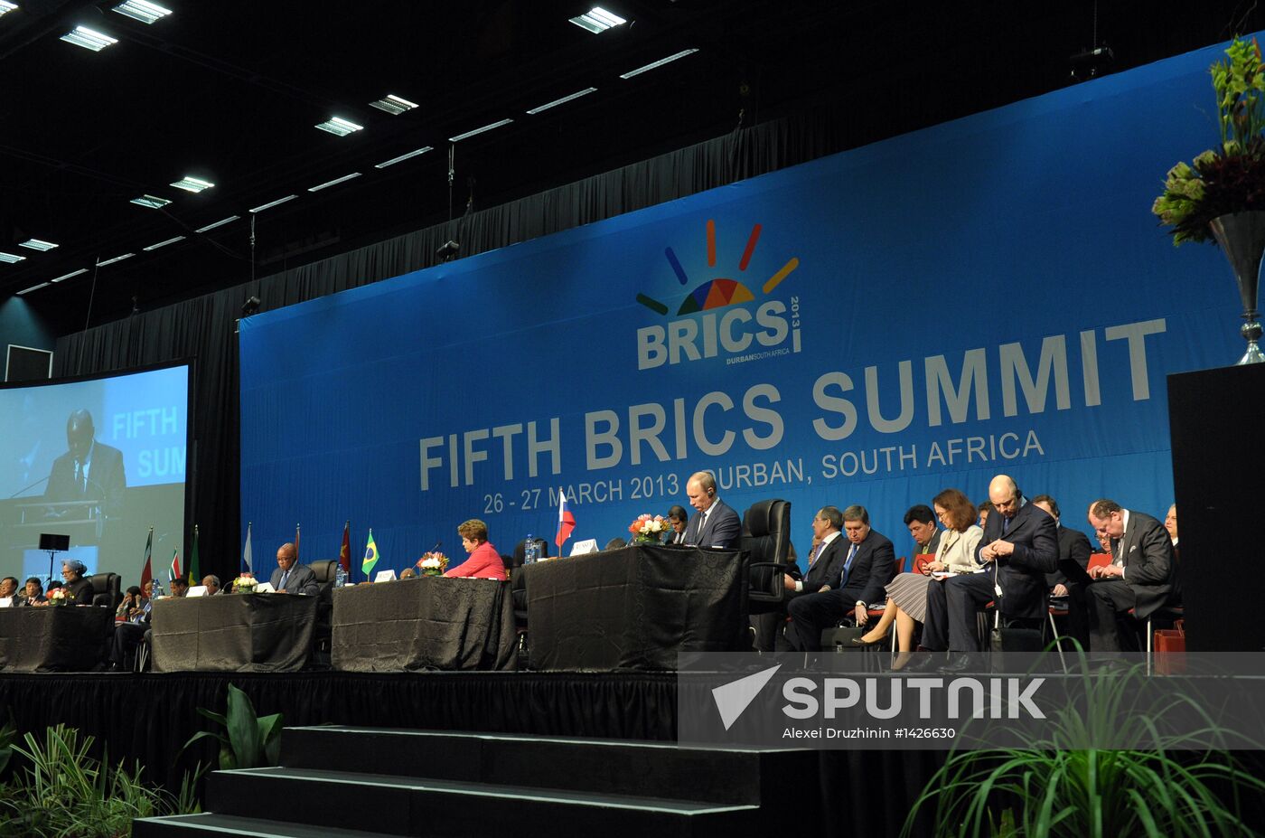 Vladimir Putin attends BRICS summit