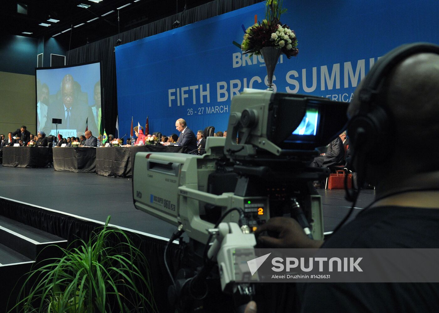 Vladimir Putin attends BRICS summit