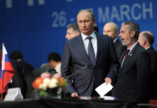 Vladimir Putin attends BRICS summit