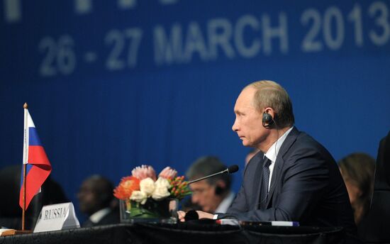 Vladimir Putin attends BRICS summit