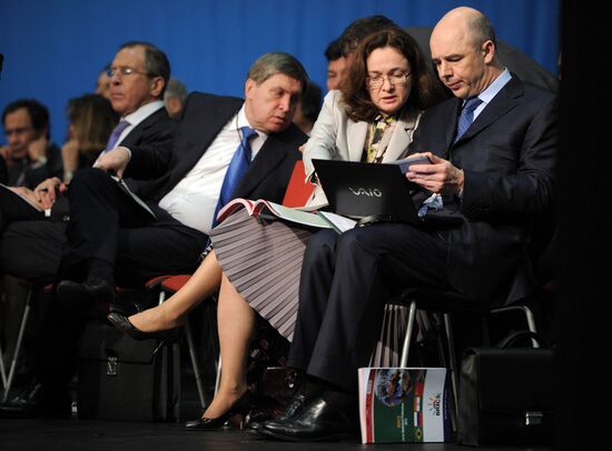 Vladimir Putin attends BRICS summit