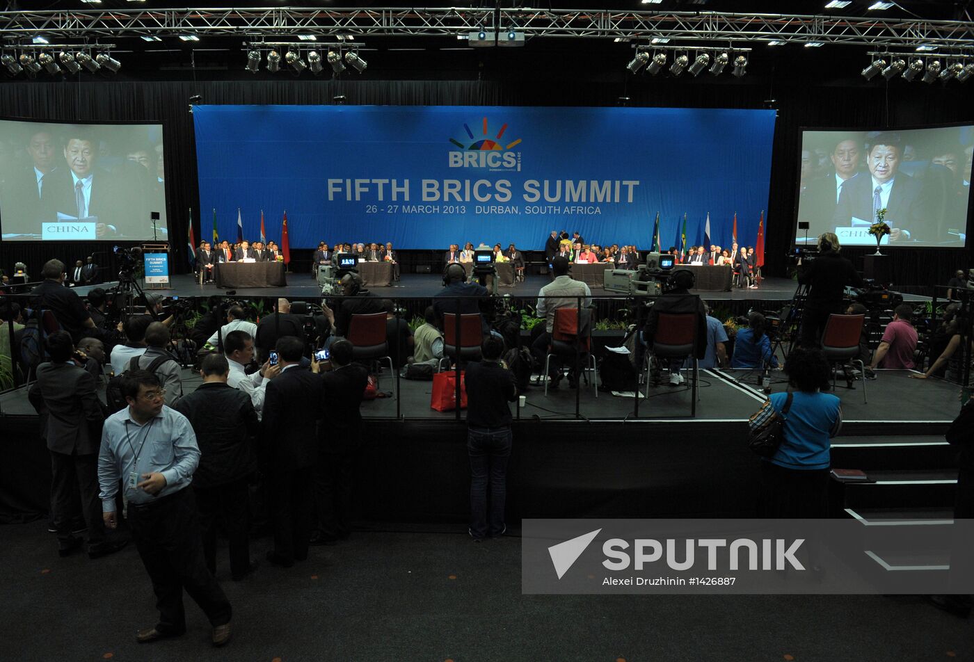 Vladimir Putin attends BRICS summit