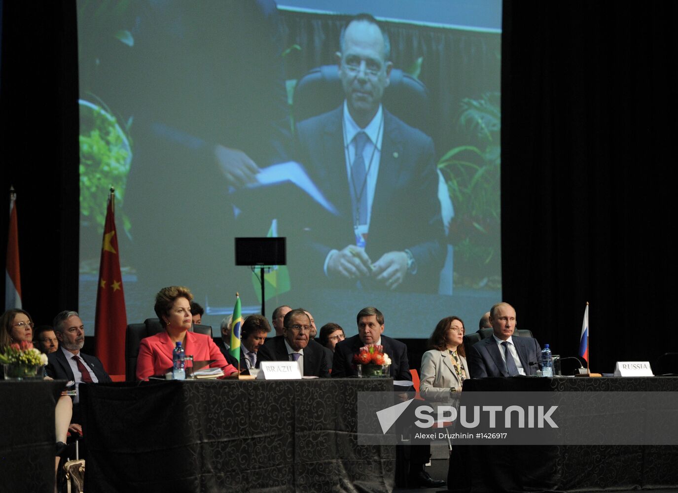 Vladimir Putin attends BRICS summit