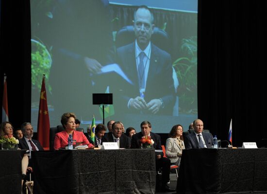 Vladimir Putin attends BRICS summit