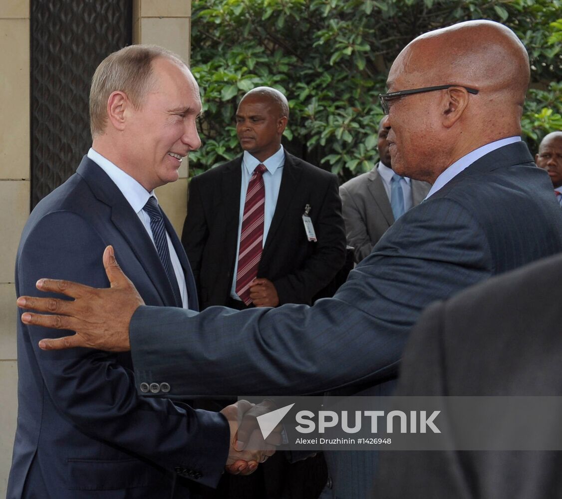 Vladimir Putin attends BRICS summit