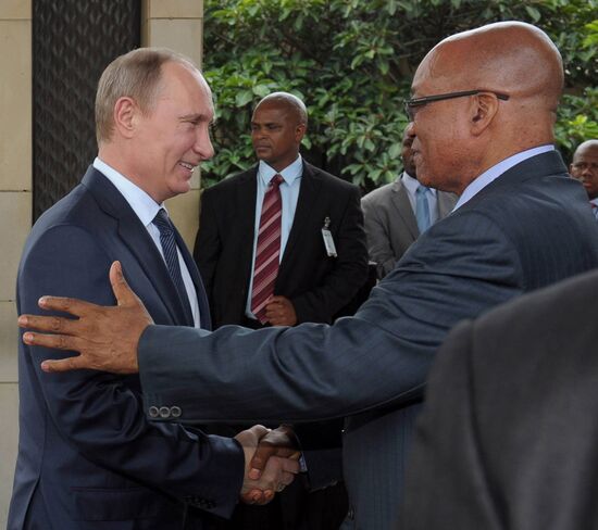 Vladimir Putin attends BRICS summit