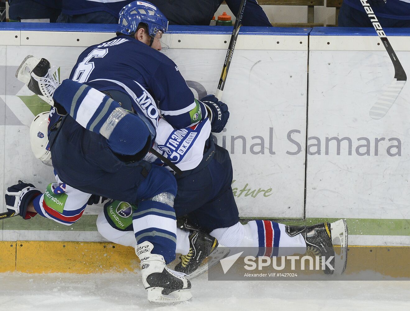 Kontinental Hockey League. Dynamo Moscow vs. SKA St. Petersburg